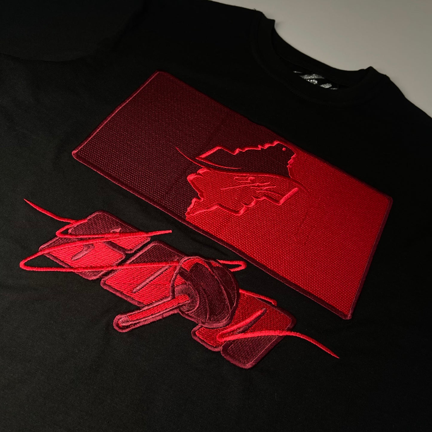 Black Red Monochromatic