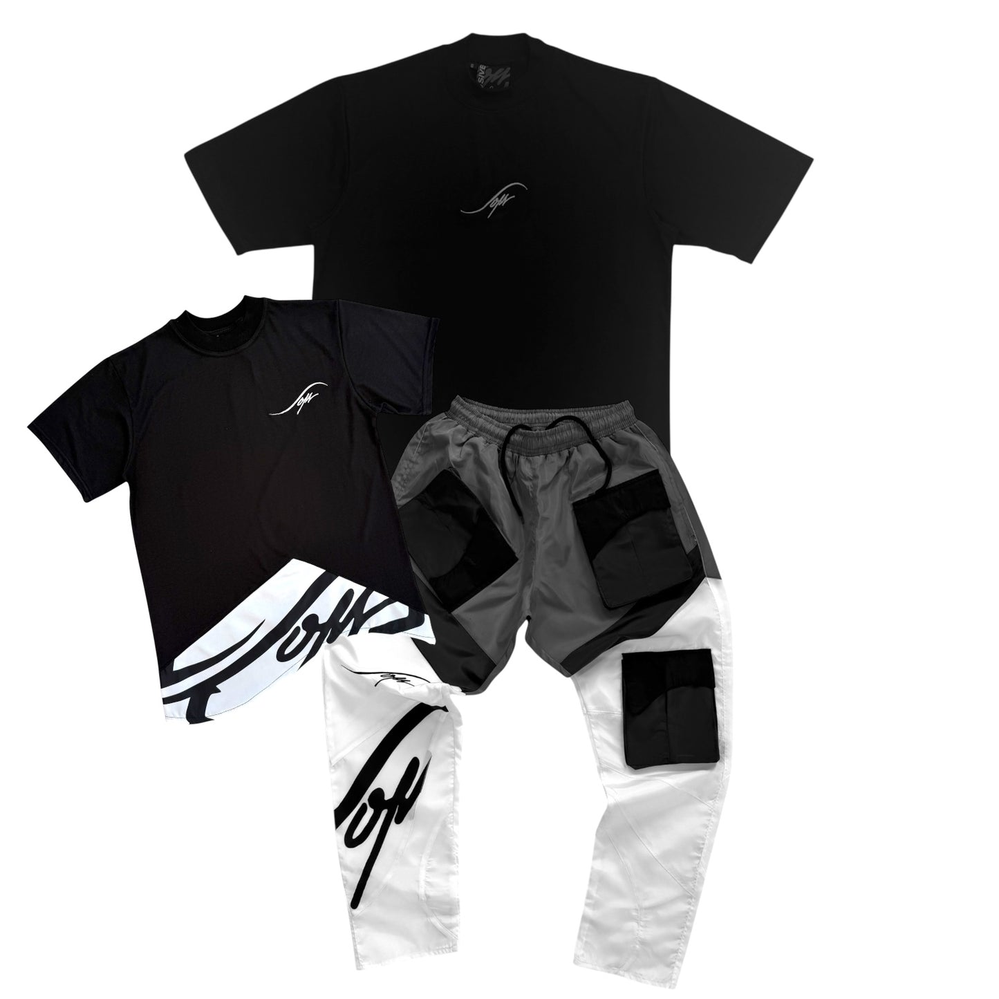 Blck white grey Set
