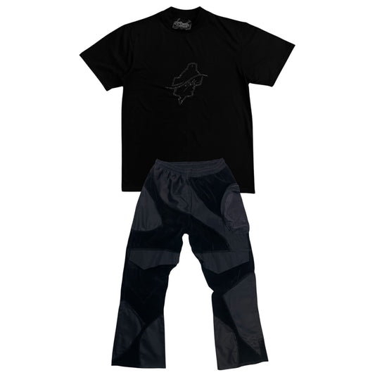 Black velvet jeans Diamond